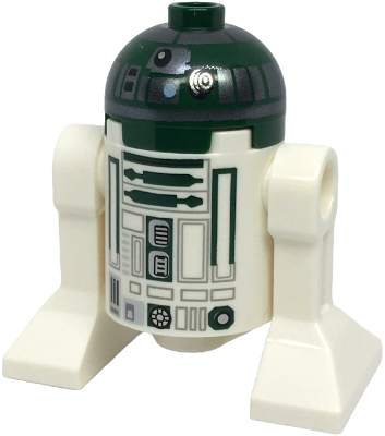 Astromech Droid, R4-P44 - Dark Silver Band Around Dome | sw1400