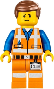 Emmet - Lopsided Closed Mouth Smile, without Piece of Resistance | tlm087