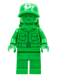 Soldat vert - Infirmier avec sac à dos | toy002